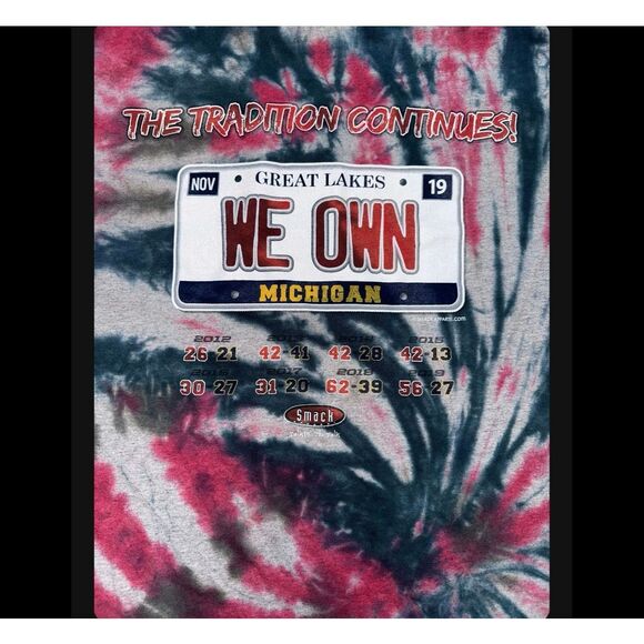 Ohio State Owns Michigan Tie-Dye Long Sleeve - Picture 4 of 4